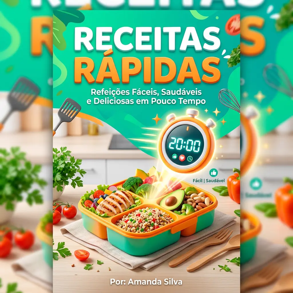 Capa do E-book Receitas Rápidas