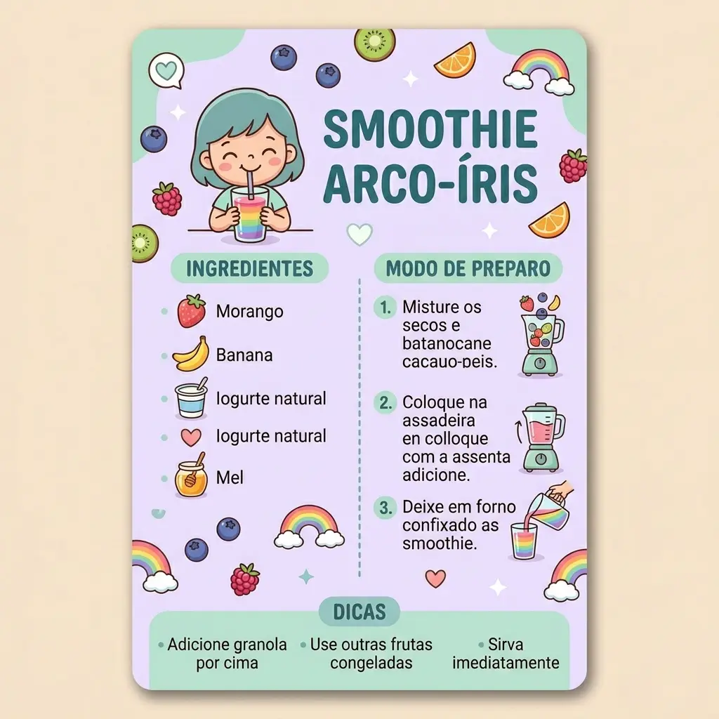 Smoothie Arco-Íris