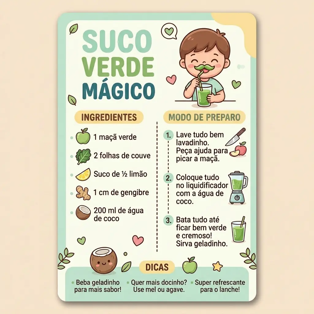 Suco Verde Mágico
